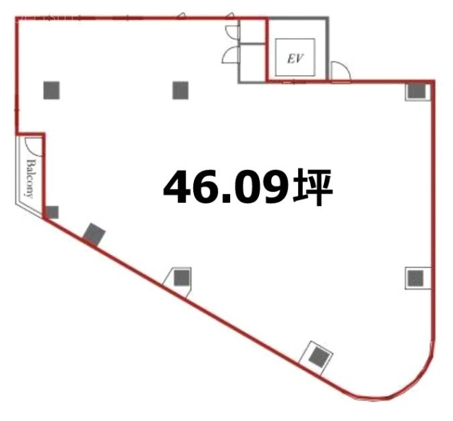 第Ⅲ大栄ビル2F 間取り図