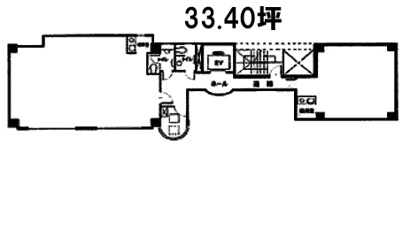 築地高野ビル3F 間取り図