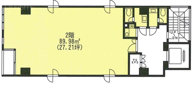 EBISU ONEビル2F 間取り図