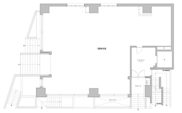 RBM八丁堀駅前ビル1F 間取り図