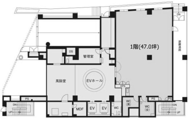 JPR麹町ビル1F 間取り図