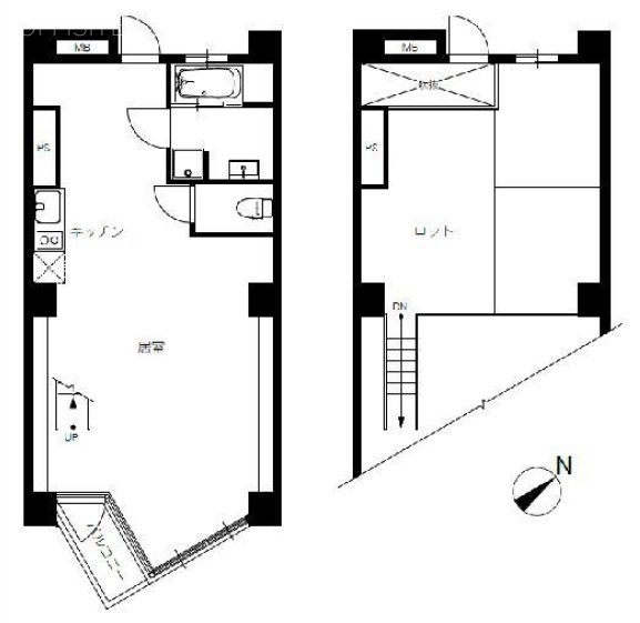 カーメルⅠ302 間取り図