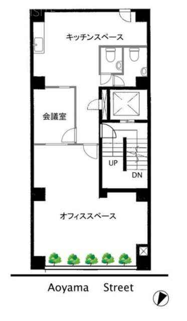青山コシビル3F 間取り図