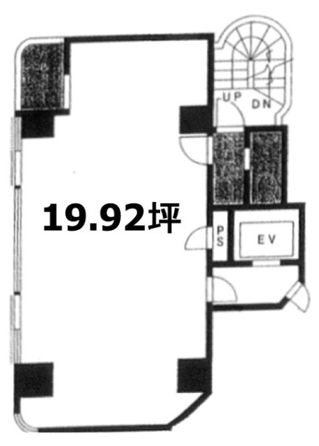 ハタビル5F 間取り図