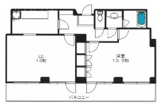 エルプリメント新宿409 間取り図