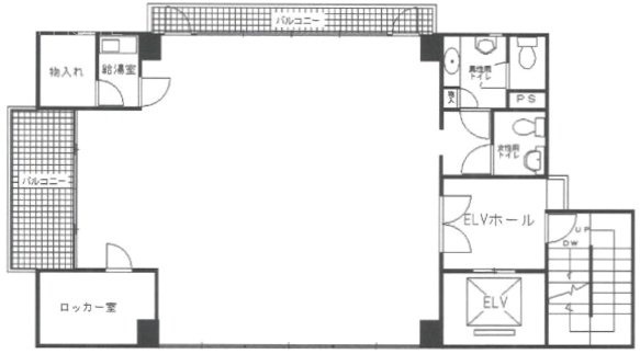 新小川町ビル3F 間取り図