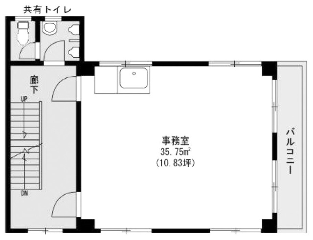 明宗ビル202 間取り図