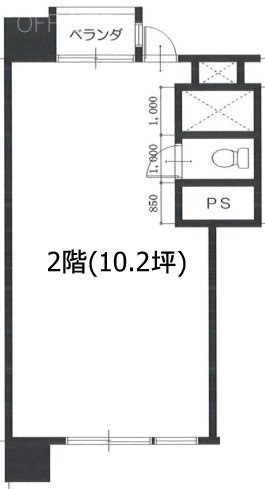 日米ビル202 間取り図