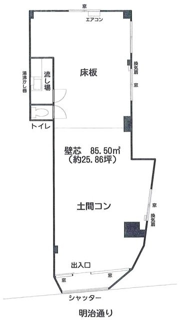 コーポ墨田ビル101 間取り図