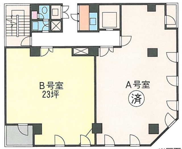 新橋第一ビル本館B 間取り図