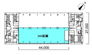 川崎テックセンター501・502 間取り図