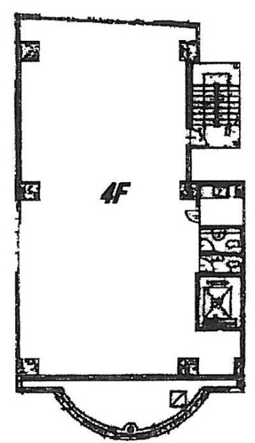 SANWA青山ビル4F 間取り図