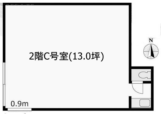 明大前タワーパーキングビルC 間取り図