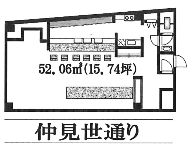 鈴木ビル301 間取り図