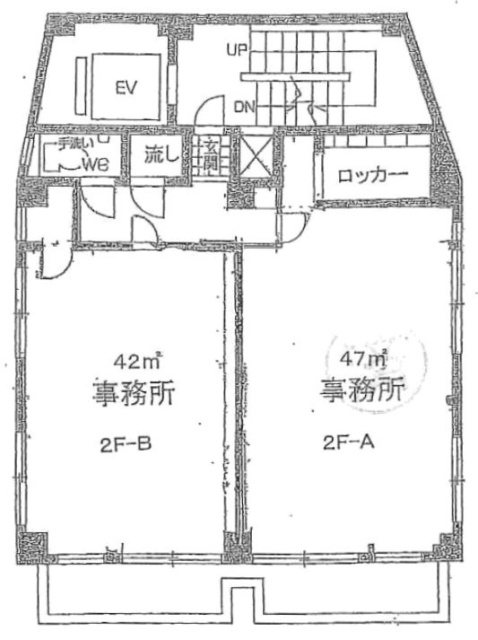 F本社ビルB 間取り図