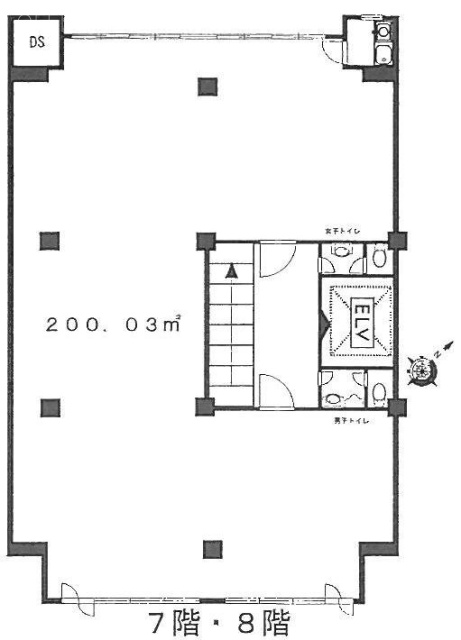 新赤坂ビル801 間取り図