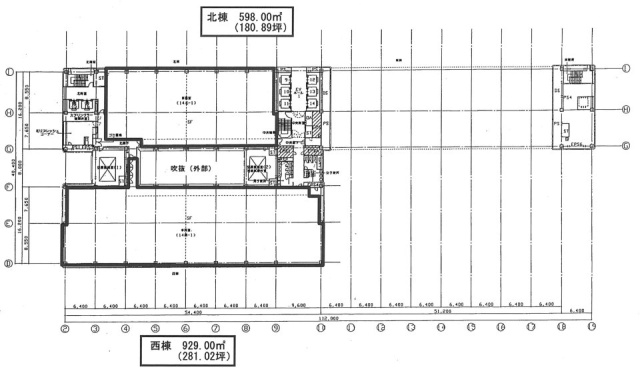 タイム24ビル西 間取り図