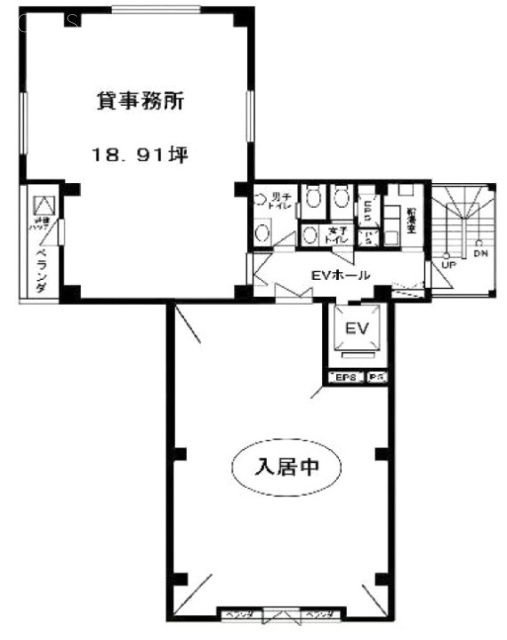 人形町双葉ビル602 間取り図