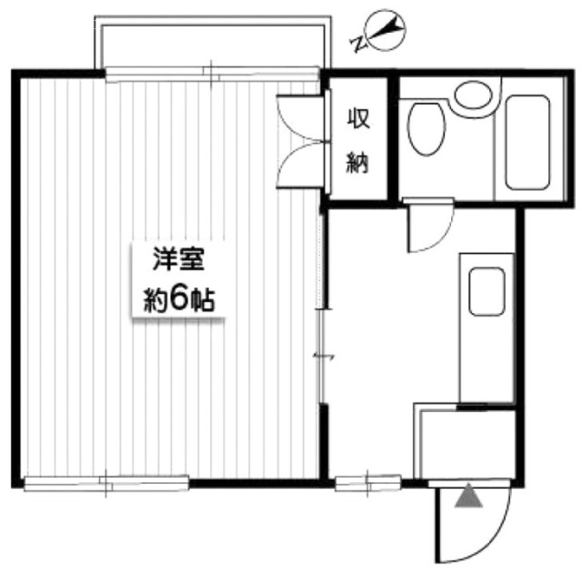 ハウスK湘南ビル1F 間取り図