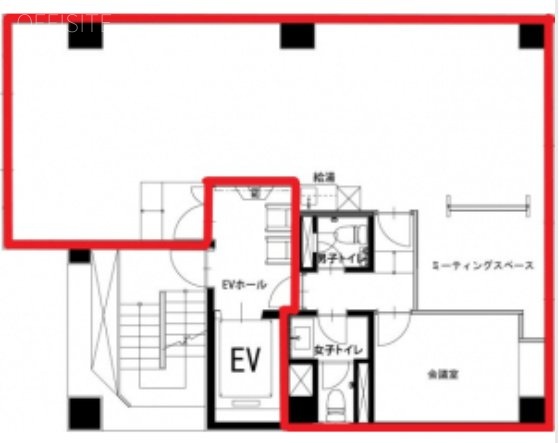 ワールド四谷ビル8F 間取り図