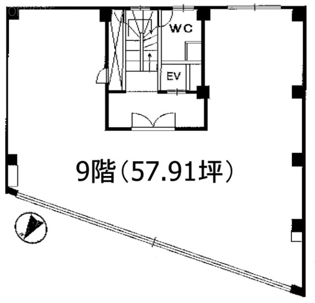 三久ビル9F 間取り図