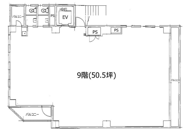 第25SYビル9F 間取り図