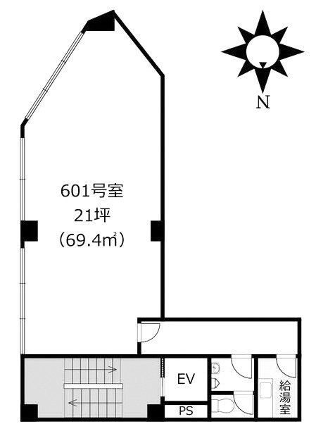 第2セイコービル601 間取り図
