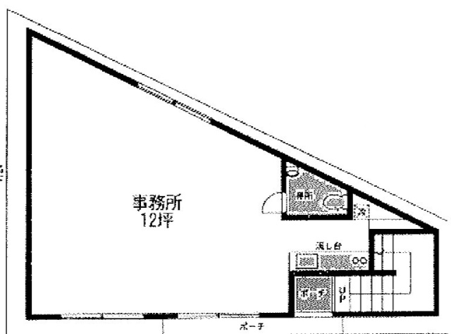 大畑ビル1F 間取り図