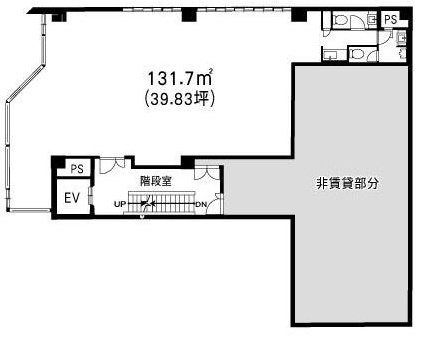 千駄ヶ谷尾澤ビル3F 間取り図