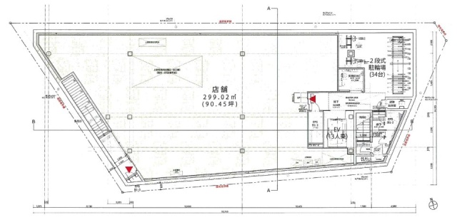 (仮)下北沢PJB1F 間取り図