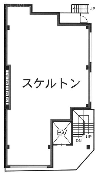 三経61ビル1F 間取り図