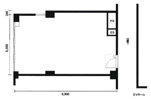 ローヤルマンション306 間取り図