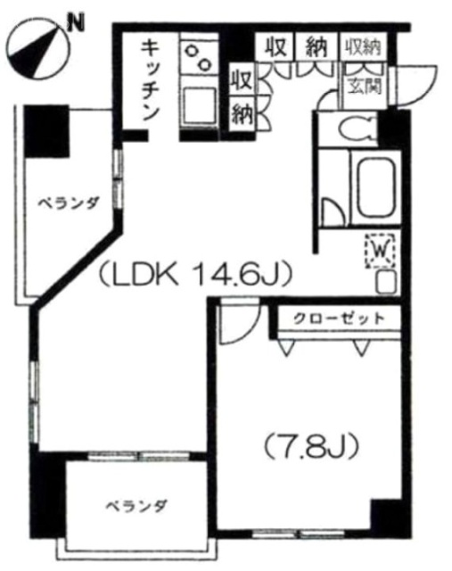 SAMビル602 間取り図