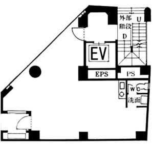 東英九段ビル1F 間取り図