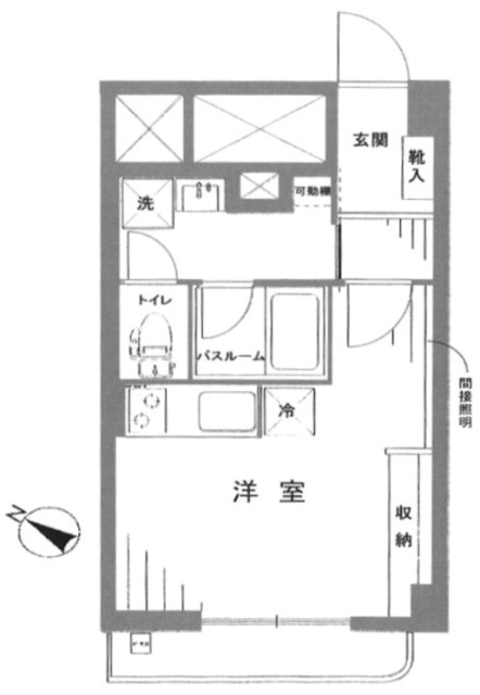 ニュー渋谷コーポラス1103 間取り図