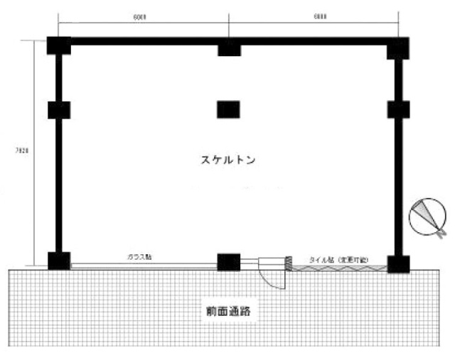 赤坂レジデンシャルホテル1F 間取り図