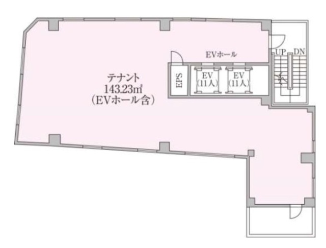 S-cube(north)5F 間取り図