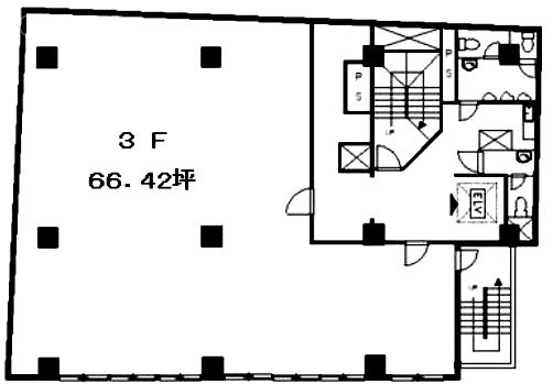 合同ビル3F 間取り図