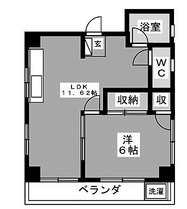 青木ハイツ302 間取り図