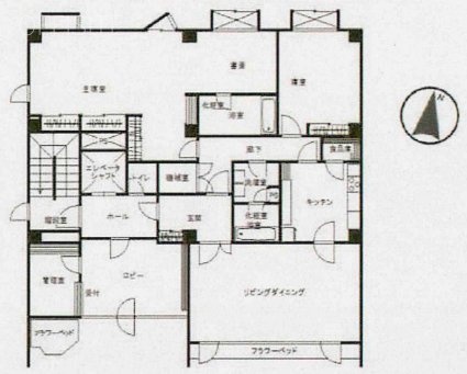 シルヴァキングダムビル1F 間取り図