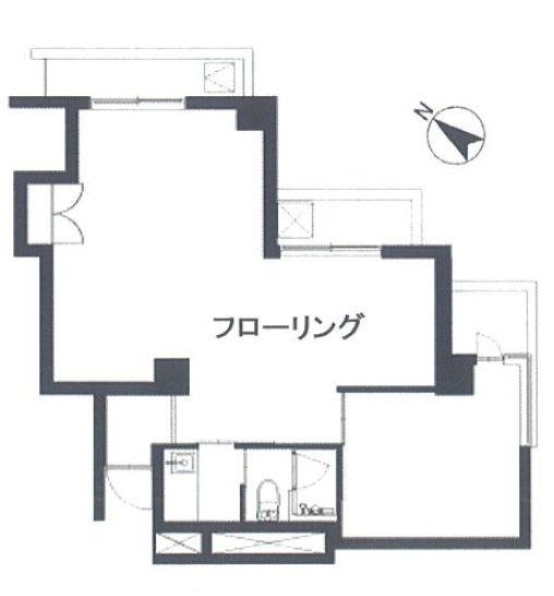 第20スカイビル3F 間取り図