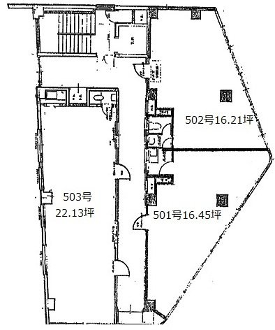新宿カノウビル601 間取り図