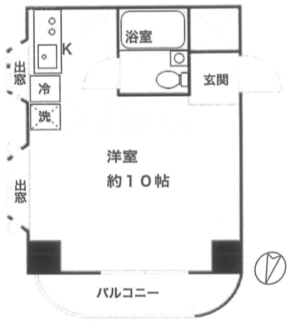 エクレール南麻布5F 間取り図