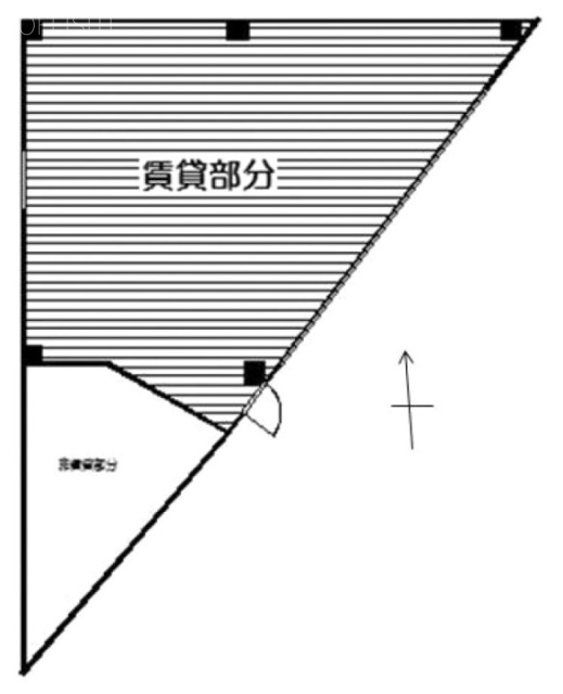 三田通中央ビル1F 間取り図