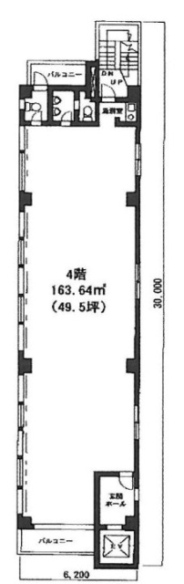 島本ビル4F 間取り図