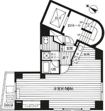 三晃ビル701 間取り図