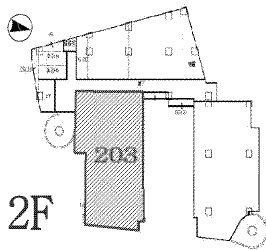 Navi赤坂Ⅱ(共同赤坂)ビル203 間取り図
