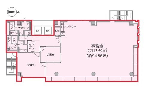 CIRCLES with 島津山5F 間取り図