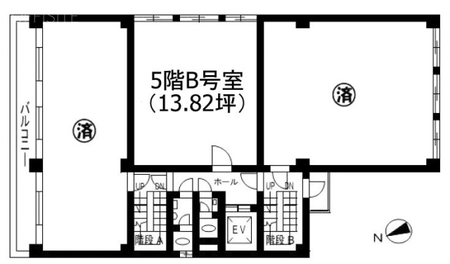大野屋ビルB 間取り図