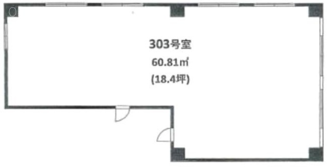 井上ビル303 間取り図